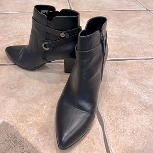 Black ankle boots